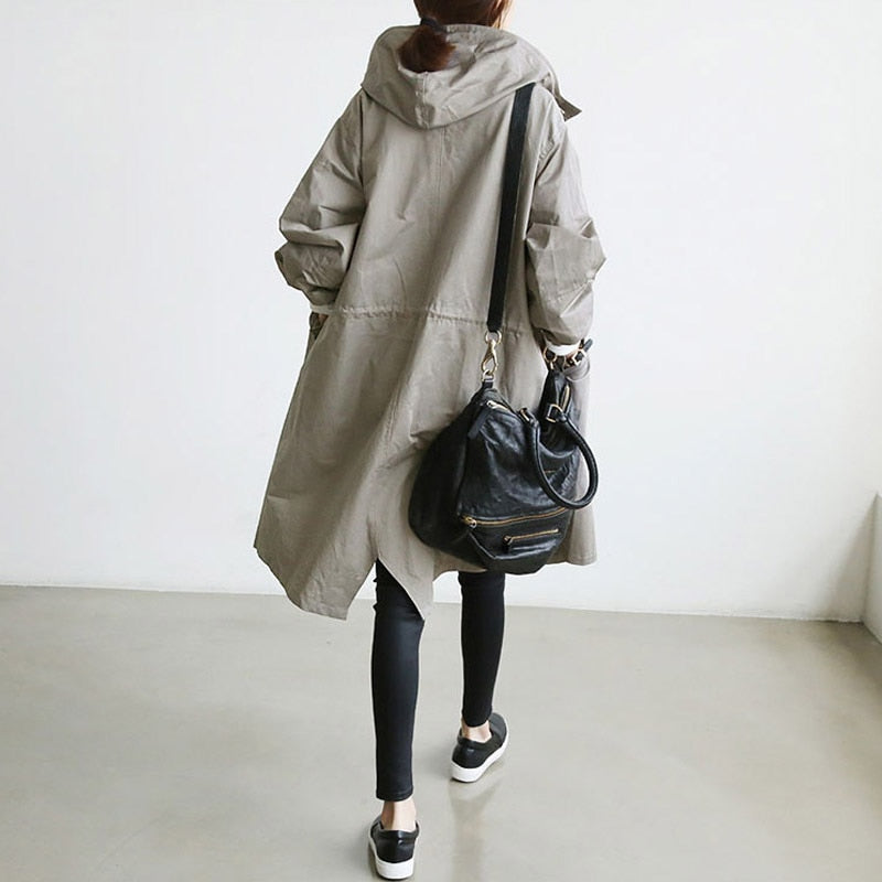 Margherite Hooded Women's Trenchcoat