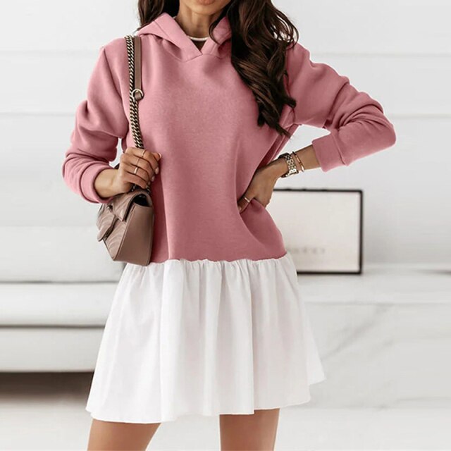 Tatiana Women's Hooded Sweater Dress