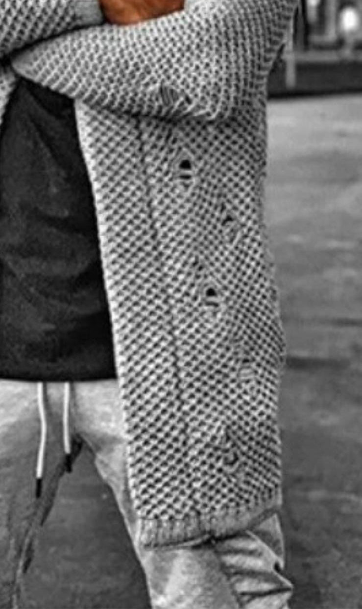 Basilio Men's Hooded Duster