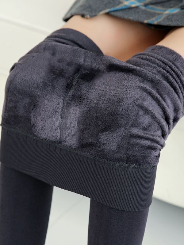 SVOKOR Winter Leggings Knitting Velvet Leggings High Elastic Thicken Warm Pants Skinny Pants For Women Leggins Comfortable