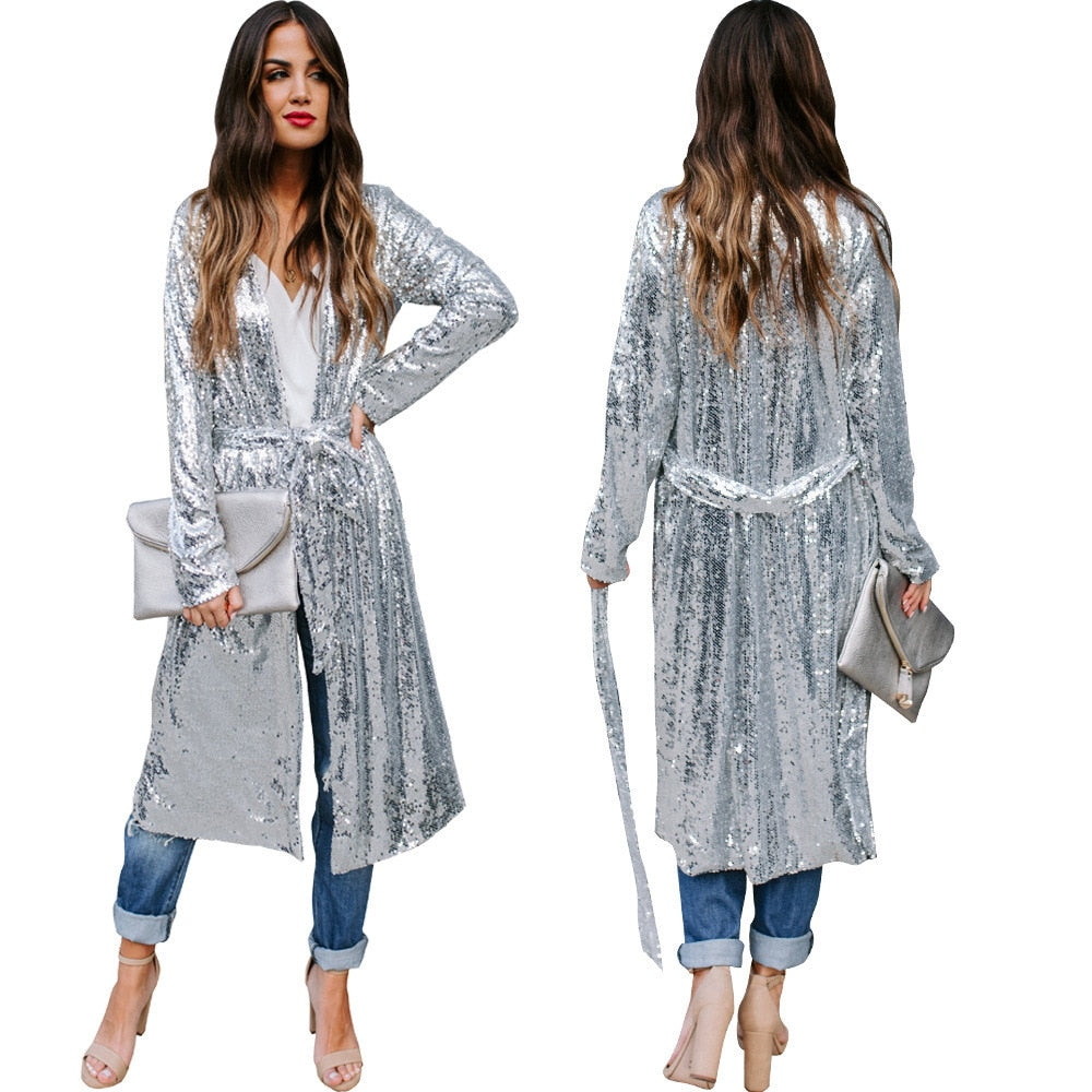 Pari Women's Sequin Duster