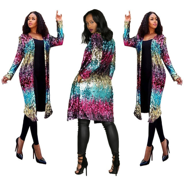 Pari Women's Sequin Duster