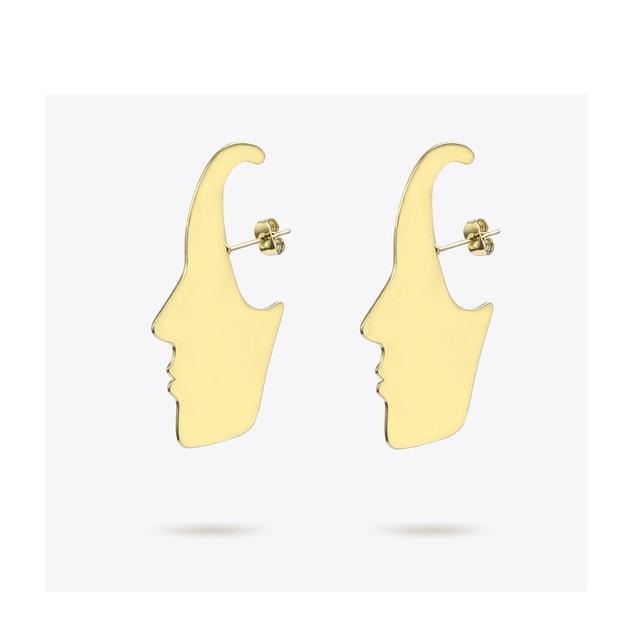 Gold Shadow Earrings