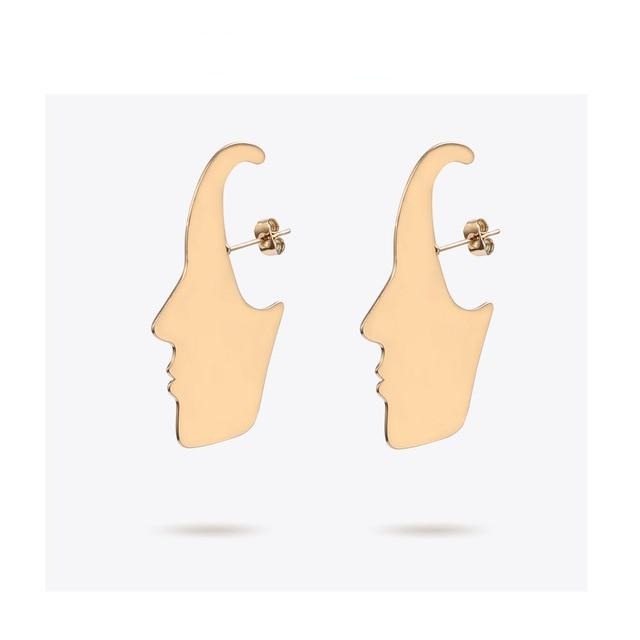 Gold Shadow Earrings