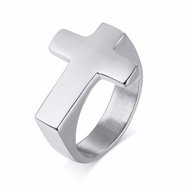 Retro Cross Ring