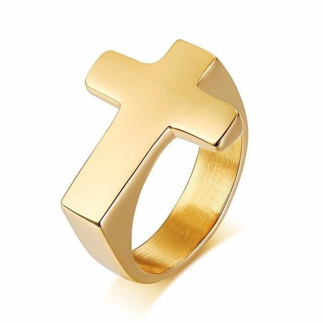 Retro Cross Ring