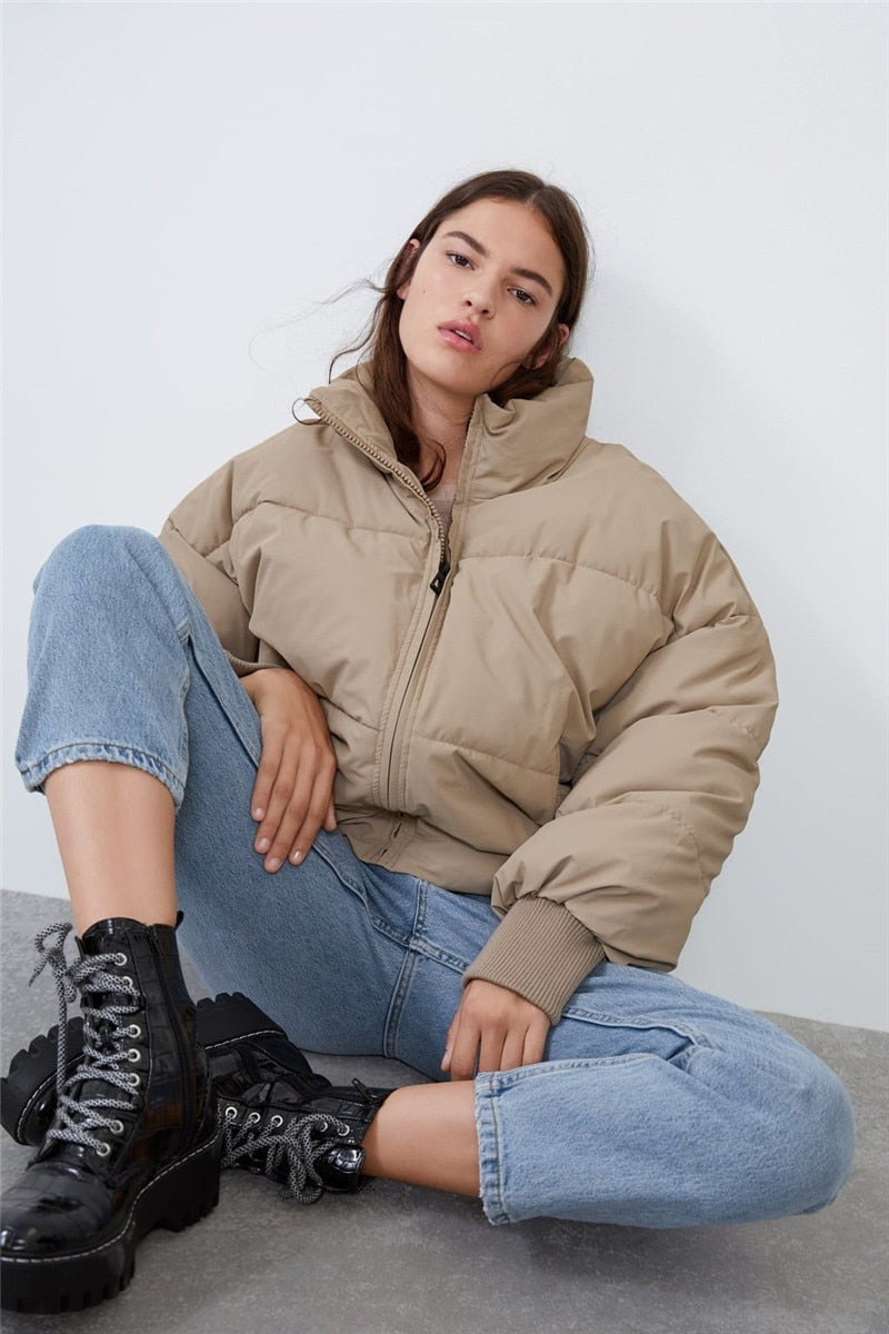Wooden Women's Puff Jacket