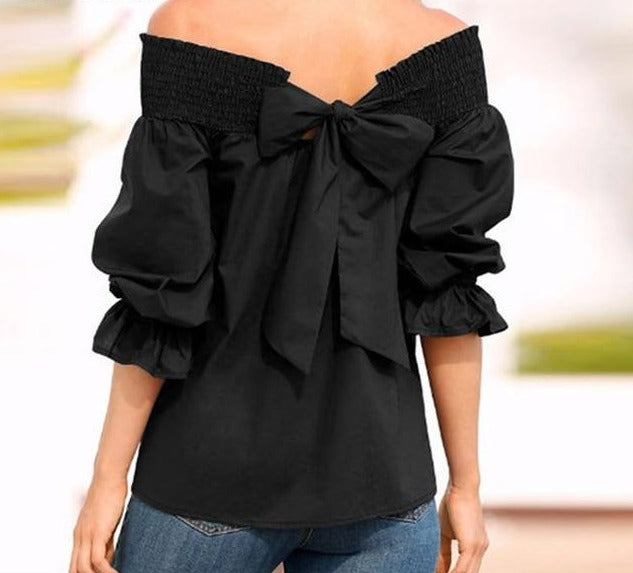 Kyra Women's Puffed-Sleeves Shirt