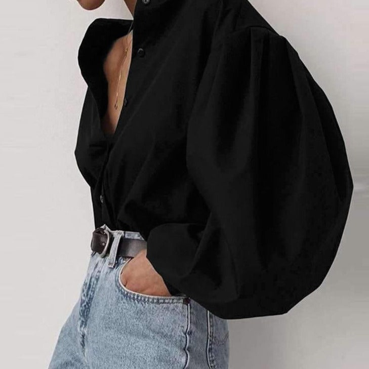 Callas Women's Puff Sleeves Shirt