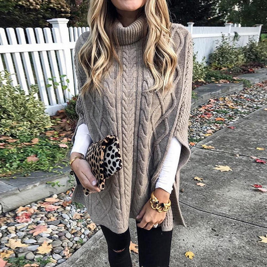 Alice Cable Knit Turtleneck Sweater