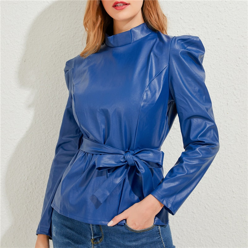 Denise Women's Faux Belted Shirt