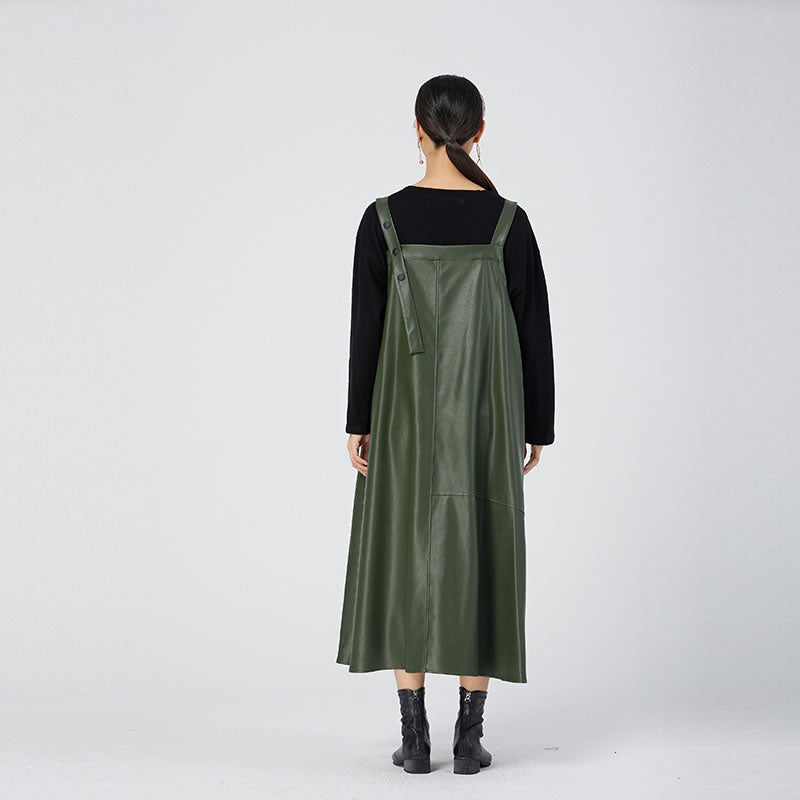 Venya Women's Faux Leather Dress