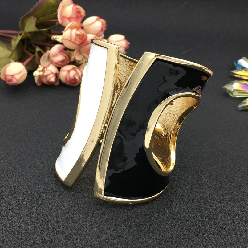 Veronika Enamel Cuff Bracelet