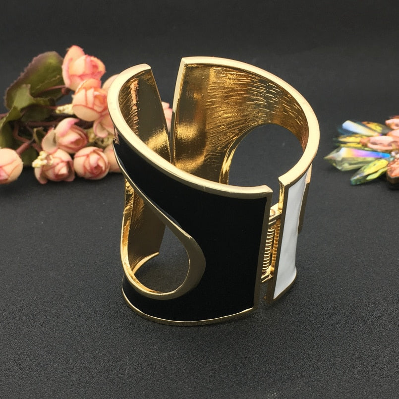 Veronika Enamel Cuff Bracelet
